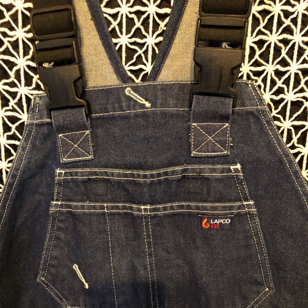 NWOT Lapco Flame Resistant Duck Bibs XL Tall